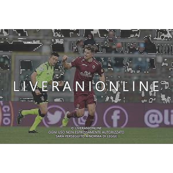 Campionato di Calcio Serie B 2019/2020 Livorno, Italia 18/01/2020 Livorno vs Virtus Entella Nella foto: L\'esultanza di Braken Sven (Livorno Calcio) dopo il gol FOTO MATTEO PAPINI-ALESSIO MARINI-AG ALDO LIVERANI SAS
