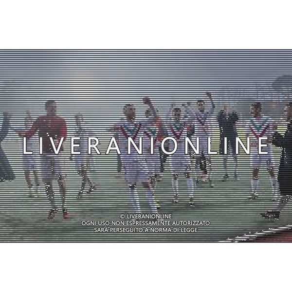 IMOLESE CALCIO-REGGIO AUDACE SERIE C 1-2 NELLA FOTO REGGIO AUDACE DOPO LA PARTITA ©SANNA / AGENZIA ALDO LIVERANI SAS