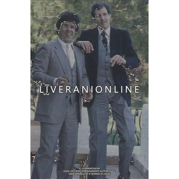 RETROSPETTIVA FRANCESCO INGRASSIA ATTORE NELLA FOTO FRANCESCO INGRASSIA CON FRANCO FRANCHI AG ALDO LIVERANI SAS
