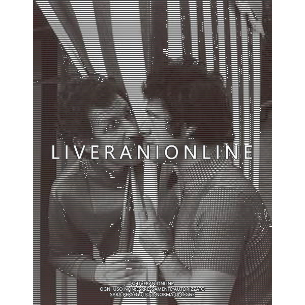 RETROSPETTIVA FRANCESCO INGRASSIA ATTORE NELLA FOTO FRANCESCO INGRASSIA CON FRANCO FRANCHI AG ALDO LIVERANI SAS