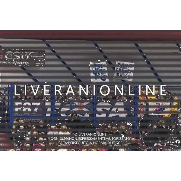 Campionato di Basket Serie A 2019/2020 Venezia, Italia 18/01/2020 Umana Reyer Venezia-Fortitudo Bologna Nella foto: I tifosi della Fortitudo Bologna FOTO MATTIA RADONI-ALESSIO MARINI-AG ALDO LIVERANI SAS