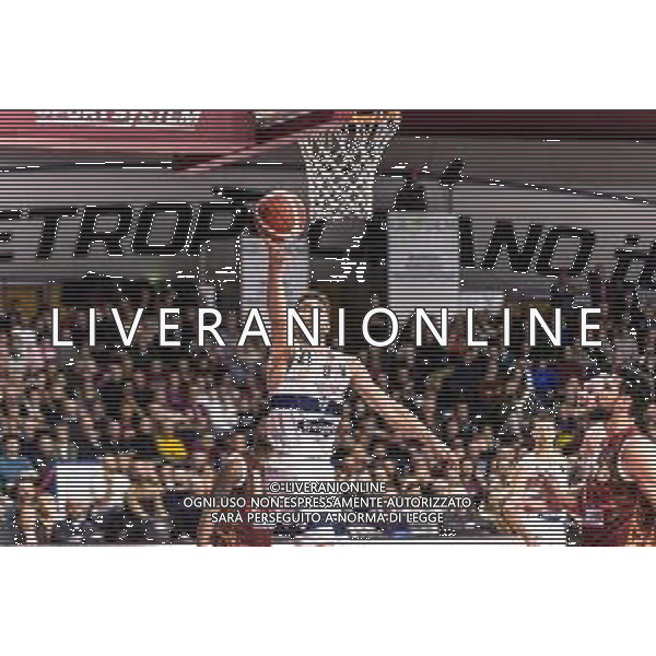 Campionato di Basket Serie A 2019/2020 Venezia, Italia 18/01/2020 Umana Reyer Venezia-Fortitudo Bologna Nella foto: Matteo Fantinelli (Pompea Fortitudo Bologna) a canestro FOTO MATTIA RADONI-ALESSIO MARINI-AG ALDO LIVERANI SAS