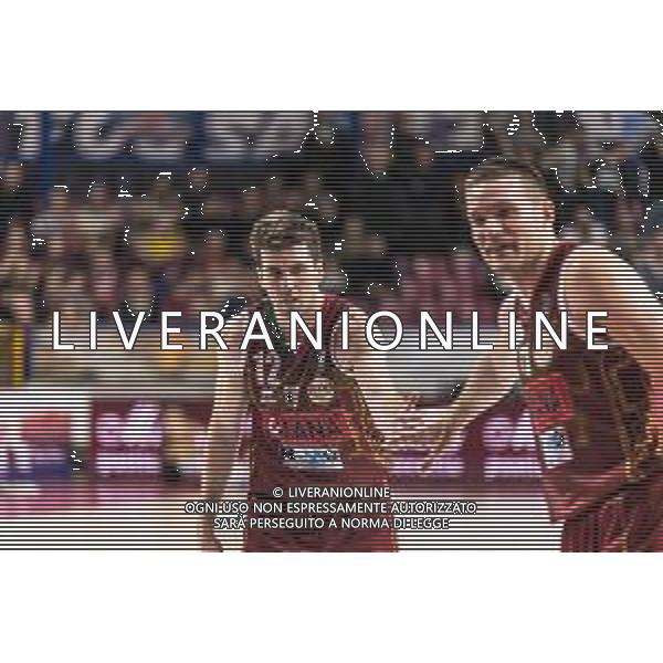 Campionato di Basket Serie A 2019/2020 Venezia, Italia 18/01/2020 Umana Reyer Venezia-Fortitudo Bologna Nella foto: Il 5 tra Ariel Filloy (Umana Reyer Venezia) e Michael Bramos (Umana Reyer Venezia) FOTO MATTIA RADONI-ALESSIO MARINI-AG ALDO LIVERANI SAS