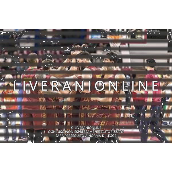 Campionato di Basket Serie A 2019/2020 Venezia, Italia 18/01/2020 Umana Reyer Venezia-Fortitudo Bologna Nella foto: L\'esultanza dell\'Umana Reyer Venezia dopo la vittoria FOTO MATTIA RADONI-ALESSIO MARINI-AG ALDO LIVERANI SAS