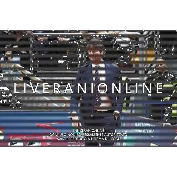 Campionato di Basket Serie A 2019/2020 Bologna, Italia 19/01/2020 Segafredo Virtus Bologna vs OriOra Pistoia Nella foto: Michele Carrea allenatore Oriora Pistoia FOTO MICHELE NUCCI-ALESSIO MARINI-AG ALDO LIVERANI SAS
