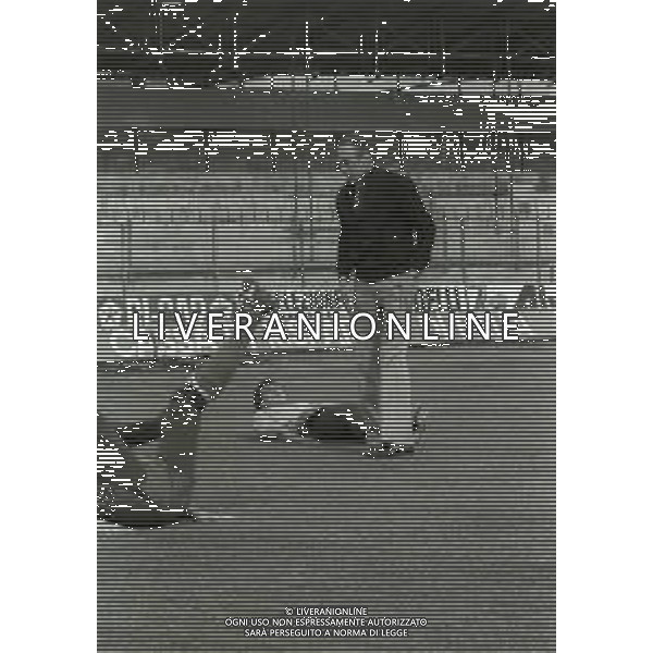 1980 ALLENAMENTO NAZIONALE ITALIANA NELLA FOTO ENZO BEARZOT AG ALDO LIVERANI SAS