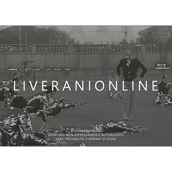 1980 ALLENAMENTO NAZIONALE ITALIANA NELLA FOTO ENZO BEARZOT AG ALDO LIVERANI SAS