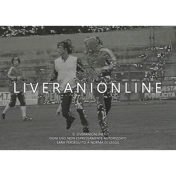 1980 ALLENAMENTO NAZIONALE ITALIANA NELLA FOTO RUBEN BURIANI E GIANCARLO ANTOGNONI AG ALDO LIVERANI SAS