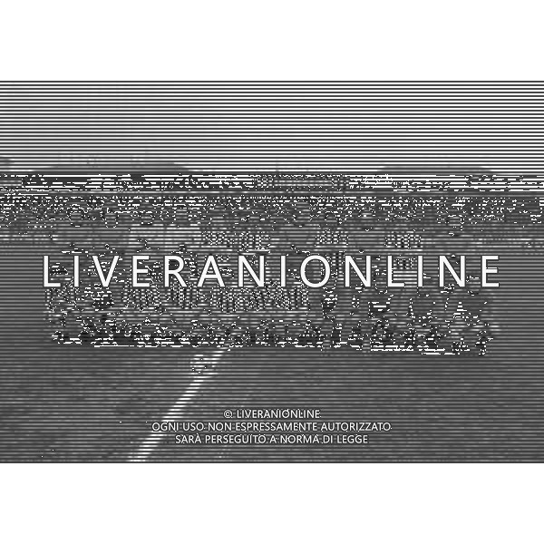 1980 BIELLA ALLENAMENTO NAZIONALE ITALIANA NELLA FOTO LA NAZIONALE ITALIANA CON LA FORMAZIONE DELLA BIELLESE AG ALDO LIVERANI SAS