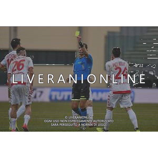 Campionato di Calcio Serie C - Lega Pro 2019/2020 Padova, Italia 19/01/2020 Padova Calcio vs Modena F.C. Nella foto: Ammonizione di Cristian Bunino (Padova) ©LM / AGENZIA ALDO LIVERANI SAS