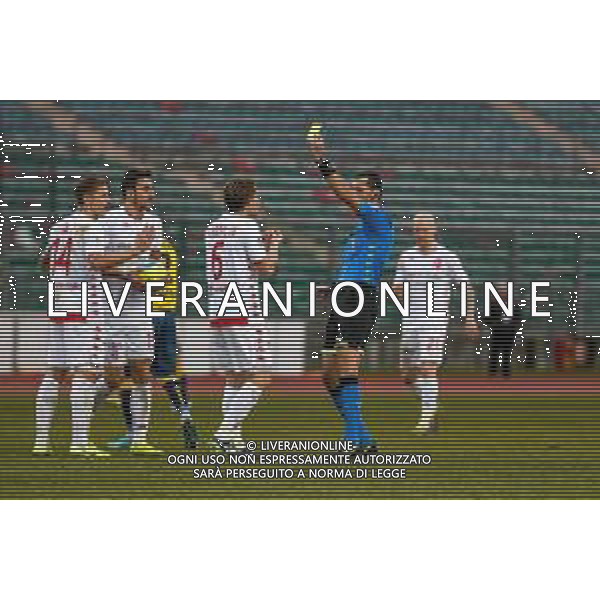 Campionato di Calcio Serie C - Lega Pro 2019/2020 Padova, Italia 19/01/2020 Padova Calcio vs Modena F.C. Nella foto: Ammoniiizione Matteo Mandorlini (Padova) FOTO LM-AG ALDO LIVERANI SAS