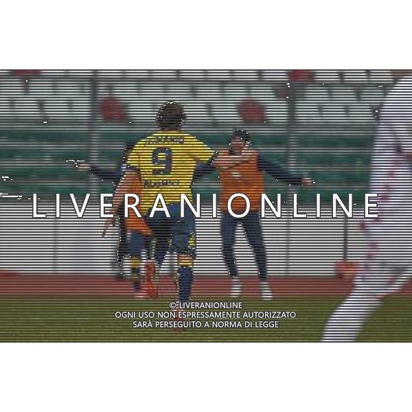 Campionato di Calcio Serie C - Lega Pro 2019/2020 Padova, Italia 19/01/2020 Padova Calcio vs Modena F.C. Nella foto: Gol di Carlo Emanuele Ferrario (Modena) FOTO LM-AG ALDO LIVERANI SAS