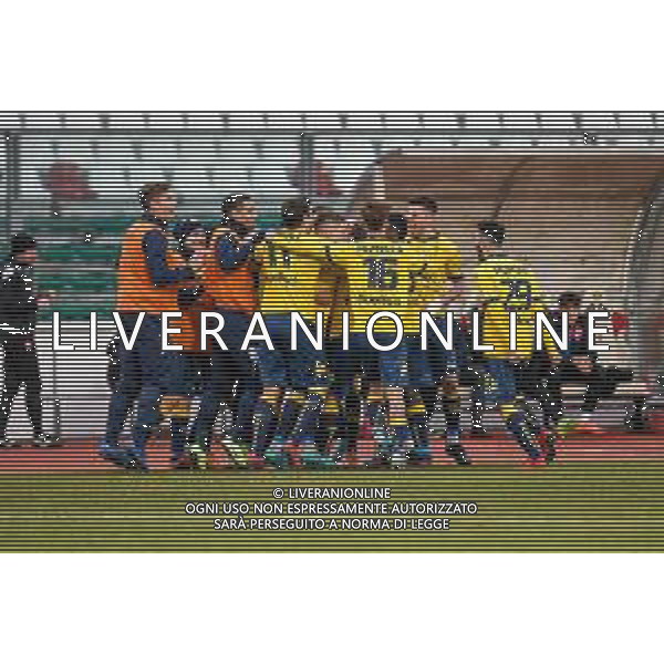 Campionato di Calcio Serie C - Lega Pro 2019/2020 Padova, Italia 19/01/2020 Padova Calcio vs Modena F.C. Nella foto: Gol di Carlo Emanuele Ferrario (Modena) FOTO LM-AG ALDO LIVERANI SAS