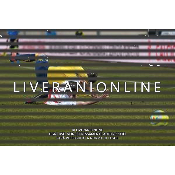 Campionato di Calcio Serie C - Lega Pro 2019/2020 Padova, Italia 19/01/2020 Padova Calcio vs Modena F.C. Nella foto: Carlo Pelagatti (Padova) fallo su Alberto Spagnoli (Modena) ©LM / AGENZIA ALDO LIVERANI SAS