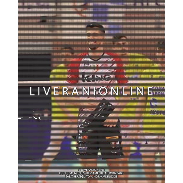 Campionato di Volley Superlega Serie A 2019/2020 Cisterna di Latina, Italia 19/01/2020 Top Volley Cisterna - Cucine Lube Civitanova Nella foto: Enrico Diamantini Cucine Lube Civitanova FOTO LUIGI MARIANI-ALESSIO MARINI-AG ALDO LIVERANI SAS