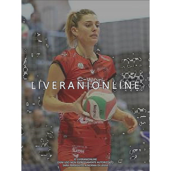 Campionato di Volley Serie A1 Femminile 2019/2020 Torino, Italia 19/01/2020 Reale Mutua Fenera Chieri vs Unet E-Work Busto Arsizio Nella foto: 12 Francesca Piccinini (Unet E-Work Busto Arsizio) FOTO CLAUDIO BENEDETTO-ALESSIO MARINI-AG ALDO LIVERANI SAS
