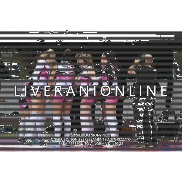 Campionato di Volley Serie A1 Femminile 2019/2020 Firenze, Italia 19/01/2020 Il Bisonte Firenze vs Golden Tulip Volalto 2.0 Caserta Nella foto: Time out Golden Tulip Volalto 2.0 Caserta FOTO FILIPPO TOMASI-ALESSIO MARINI-AG ALDO LIVERANI SAS