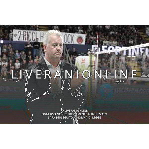 Campionato di Volley Superlega Serie A 2019/2020 Perugia, Italia 19/01/2020 Sir Safety Conad Perugia vs Vero Volley Monza Nella foto: heynen vital (allenatore sir safety conad perugia) FOTO LORIS CERQUIGLINI-ALESSIO MARINI-AG ALDO LIVERANI SAS