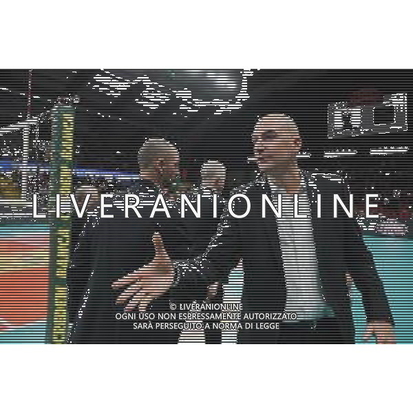Campionato di Volley Superlega Serie A 2019/2020 Perugia, Italia 19/01/2020 Sir Safety Conad Perugia vs Vero Volley Monza Nella foto: soli fabio (1° allenatore vero volley monza) FOTO LORIS CERQUIGLINI-ALESSIO MARINI-AG ALDO LIVERANI SAS