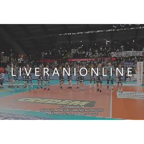 Campionato di Volley Superlega Serie A 2019/2020 Perugia, Italia 19/01/2020 Sir Safety Conad Perugia vs Vero Volley Monza Nella foto: formazione sir FOTO LORIS CERQUIGLINI-ALESSIO MARINI-AG ALDO LIVERANI SAS