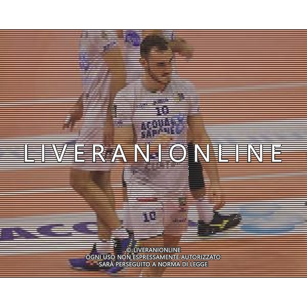 Campionato di Volley Superlega Serie A 2019/2020 Cisterna di Latina, Italia 19/01/2020 Top Volley Cisterna - Cucine Lube Civitanova Nella foto: Moritz Karlitzek Top Volley Cisterna FOTO LUIGI MARINI-ALESSIO MARINI-AG ALDO LIVERANI SAS