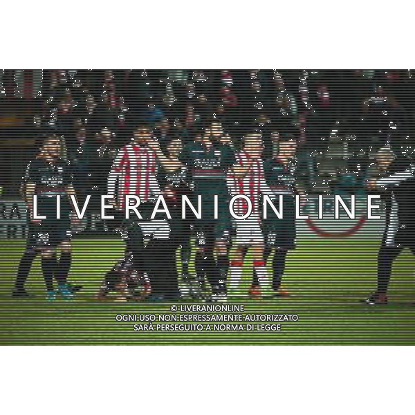 Campionato di Calcio Serie C - Lega Pro 2019/2020 Vicenza, Italia 19/01/2020 Vicenza vs Carpi Nella foto: Michele Vano (Carpi) dopo il fallo ©LM / AGENZIA ALDO LIVERANI SAS
