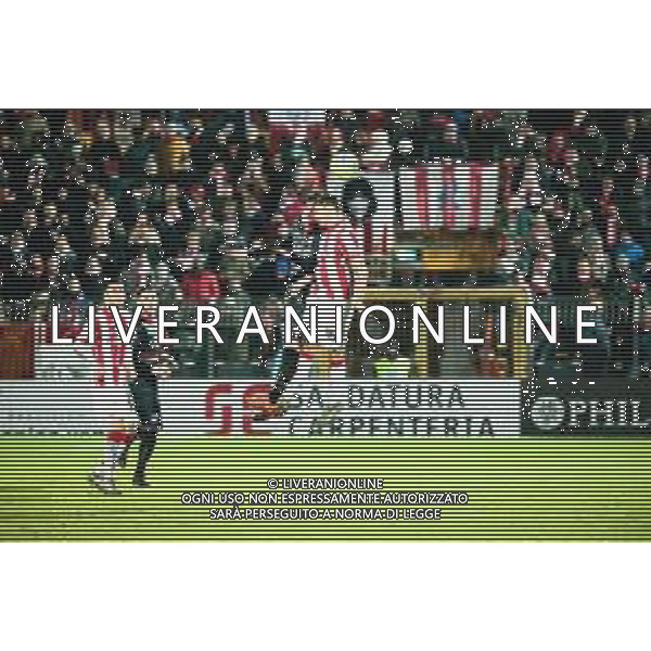 Campionato di Calcio Serie C - Lega Pro 2019/2020 Vicenza, Italia 19/01/2020 Vicenza vs Carpi Nella foto: Il colpo di testa di Dario Saric (Carpi) ©LM / AGENZIA ALDO LIVERANI SAS