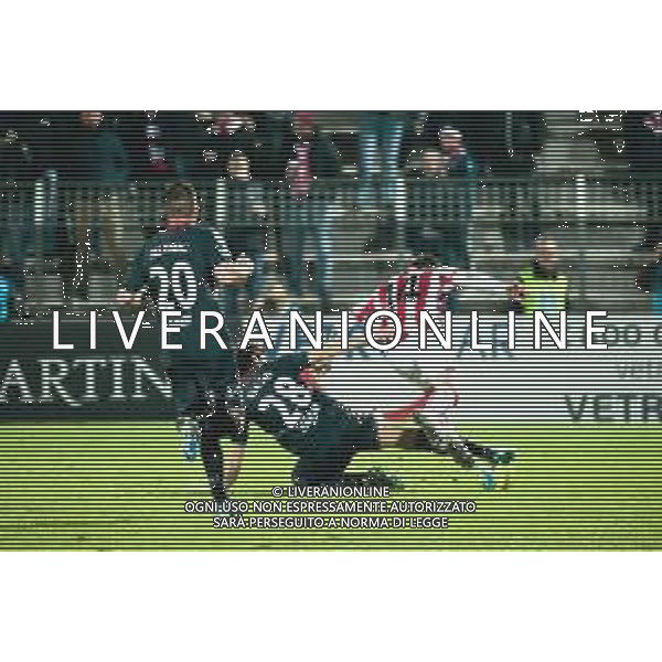Campionato di Calcio Serie C - Lega Pro 2019/2020 Vicenza, Italia 19/01/2020 Vicenza vs Carpi Nella foto: Tommaso Biasci (Carpi) in scivolata ©LM / AGENZIA ALDO LIVERANI SAS
