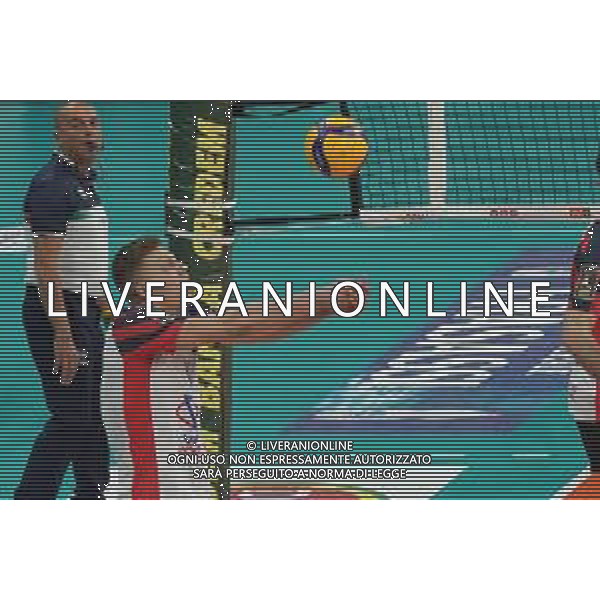 Campionato di Volley Superlega Serie A 2019/2020 Perugia, Italia 19/01/2020 Sir Safety Conad Perugia vs Vero Volley Monza Nella foto: dzavoronok donovan (n.4 schiacciatore vero volley monza) FOTO LORIS CERQUIGLINI-ALESSIO MARINI-AG ALDO LIVERANI SAS
