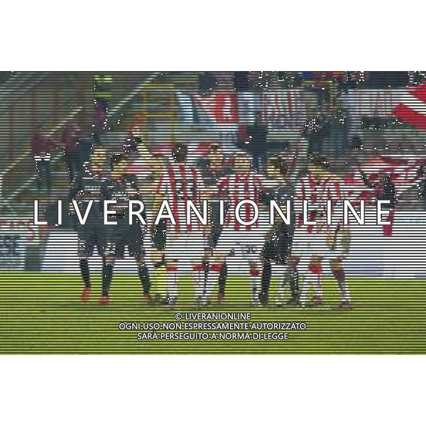 Campionato di Calcio Serie C - Lega Pro 2019/2020 Vicenza, Italia 19/01/2020 Vicenza vs Carpi Nella foto: L\'espulsione di Samuele Maurizi (Carpi) per veemenze contro l\'arbitro FOTOLM-AG ALDO LIVERANI SAS