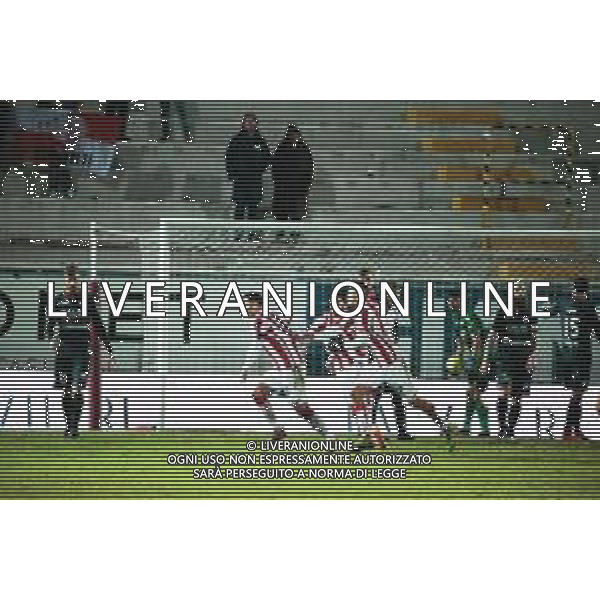 Campionato di Calcio Serie C - Lega Pro 2019/2020 Vicenza, Italia 19/01/2020 Vicenza vs Carpi Nella foto: L\'esultanza di Antonio Cinelli (Vicenza) con i compagni FOTOLM-AG ALDO LIVERANI SAS
