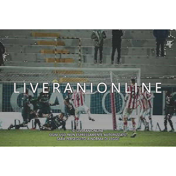 Campionato di Calcio Serie C - Lega Pro 2019/2020 Vicenza, Italia 19/01/2020 Vicenza vs Carpi Nella foto: Il goal di Antonio Cinelli (Vicenza) FOTOLM-AG ALDO LIVERANI SAS