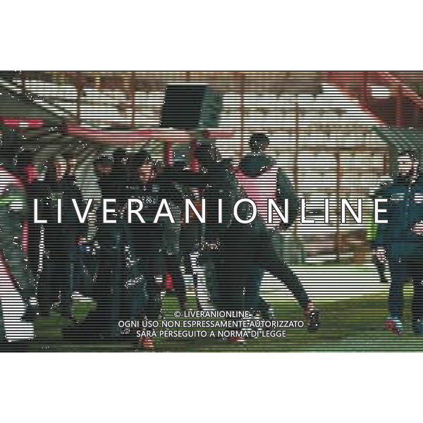 Campionato di Calcio Serie C - Lega Pro 2019/2020 Vicenza, Italia 19/01/2020 Vicenza vs Carpi Nella foto: L\'allenatore del Carpi Giancarlo Riolfo e Dario Saric (Carpi) FOTOLM-AG ALDO LIVERANI SAS