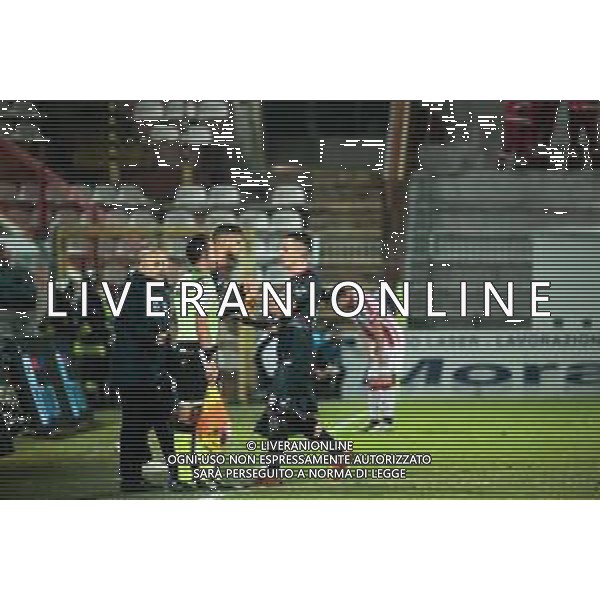 Campionato di Calcio Serie C - Lega Pro 2019/2020 Vicenza, Italia 19/01/2020 Vicenza vs Carpi Nella foto: Dario Saric (Carpi) e Matteo Boccaccini (Carpi) FOTOLM-AG ALDO LIVERANI SAS
