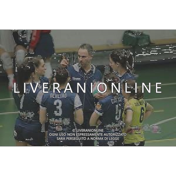 IMOLA 19 01 2020 CLAI IMOLA PALLAVOLO-CESENA SERIE B1 NELLA FOTO ALLENATORE MANUEL TURRINI ALLENATORE CLAI IMOLA ©SANNA / AGENZIA ALDO LIVERANI SAS