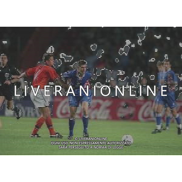 RETROSPETTIVA ZVONIMIR BOBAN CALCIATORE NELLA FOTO VLAOVIC GORAN CON LA MAGLIA DELLA NAZIONALE DELLA CROAZIA AI MONDIALI DI CALCIO FRANCIA 1998 AG ALDO LIVERANI SAS 