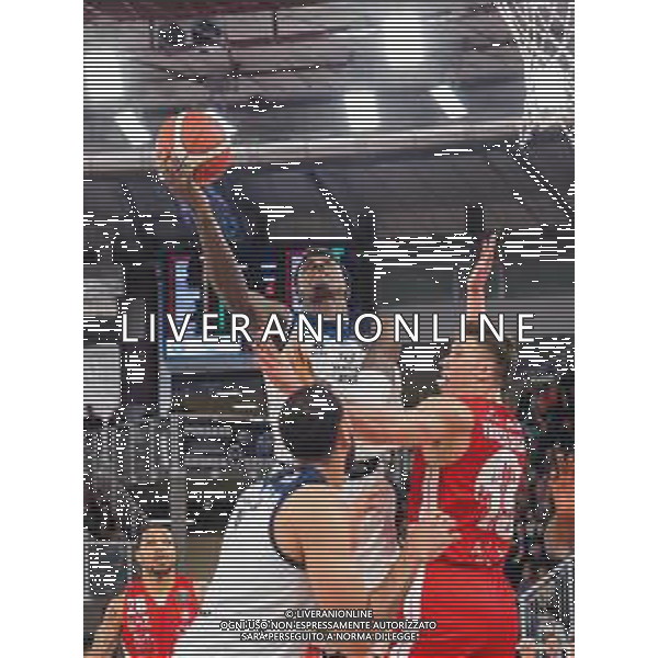 Campionato di Basket Serie A 2019/2020 Brescia, Italia 19/01/2020 Germani Basket Brescia vs AX Armani Exchange Olimpia Milano Nella foto: Abass della Leonessa Germani Brescia ostacolato da Tarczewski della AX Armani Exchange Olimpia Milano FOTO SAVINO PAOLELLA-ALESSIO MARINI-AG ALDO LIVERANI SAS