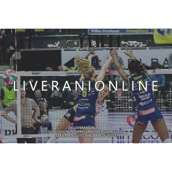 Campionato di Volley Serie A1 Femminile 2019/2020 Treviso, Italia 19/01/2020 Imoco Volley Conegliano vs Lardini Filottrano Nella foto: Attacco di Laura Partenio FOTO FLAVIO PAVANELLO-ALESSIO MARINI-AG ALDO LIVERANI SAS