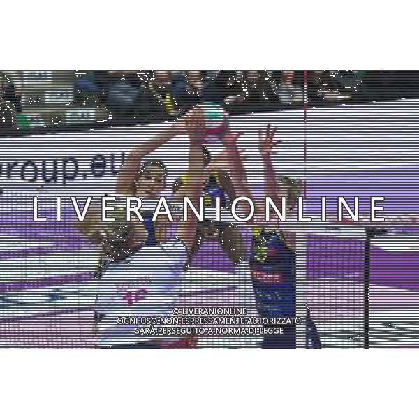 Campionato di Volley Serie A1 Femminile 2019/2020 Treviso, Italia 19/01/2020 Imoco Volley Conegliano vs Lardini Filottrano Nella foto: Attacco di Anna Nicoletti FOTO FLAVIO PAVANELLO-ALESSIO MARINI-AG ALDO LIVERANI SAS