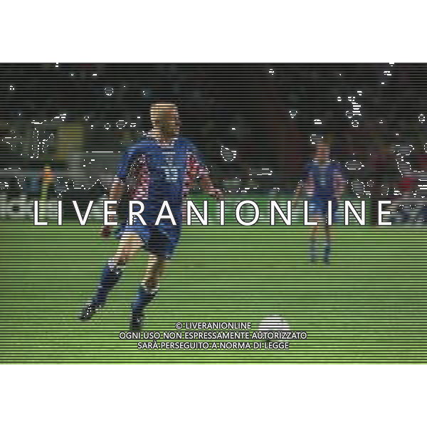RETROSPETTIVA MARIO STANIC CALCIATORE NELLA FOTO MARIO STANIC CON LA MAGLIA DELLA NAZIONALE DELLA CROAZIA AI MONDIALI DI CALCIO FRANCIA 1998 AG ALDO LIVERANI SAS