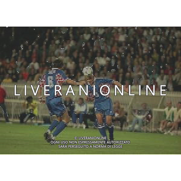 RETROSPETTIVA MARIO STANIC CALCIATORE NELLA FOTO MARIO STANIC CON LA MAGLIA DELLA NAZIONALE DELLA CROAZIA AI MONDIALI DI CALCIO FRANCIA 1998 AG ALDO LIVERANI SAS