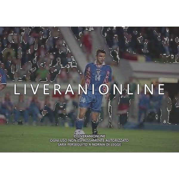 RETROSPETTIVA SOLDO ZVONIMIR CALCIATORE NELLA FOTO SOLDO ZVONIMIR CON LA MAGLIA DELLA NAZIONALE DELLA CROAZIA AI MONDIALI DI CALCIO FRANCIA 1998 AG ALDO LIVERANI SAS 