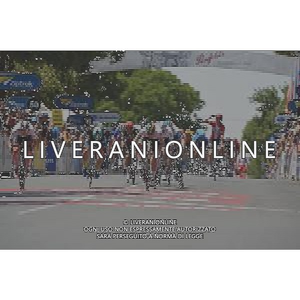 21-01-2020 Tour Down Under; Tappa 01 Tanunda - Tanunda; 2020, Deceuninck - Quick Step; 2020, Uae - Emirates; 2020, Bora - Hansgrohe; Bennett, Sam; Philipsen, Jasper; Baska, Erik; Tanunda; - AUSTRALIA ©SIROTTI / AGENZIA ALDO LIVERANI SAS