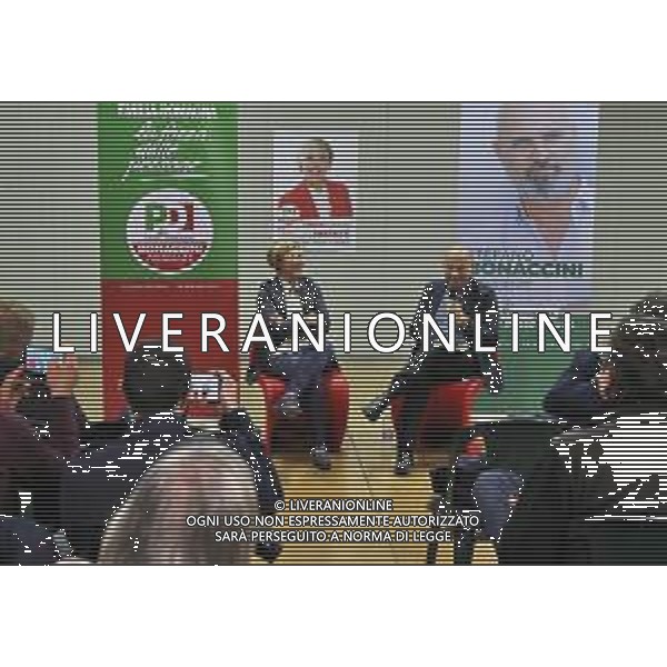 IMOLA 21 01 2020 PARTITO DEMOCRATICO INCONTRO CON SENATORE DANIELE MANCA E SERGIO VENTURI ASSESSORE ALLE POLITICHE PER LA SALUTE NELLA FOTO FRANCESCA MARCHETTI E ASSESSORE SERGIO VENTURI FOTO GIANNI SANNA-AG ALDO LIVERANI SAS