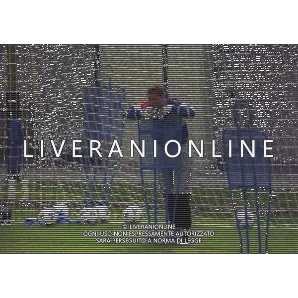 1998-1999 ALLENAMENTO SAMPDORIA NELLA FOTO FABRIZIO FERRON AG ALDO LIVERANI SAS