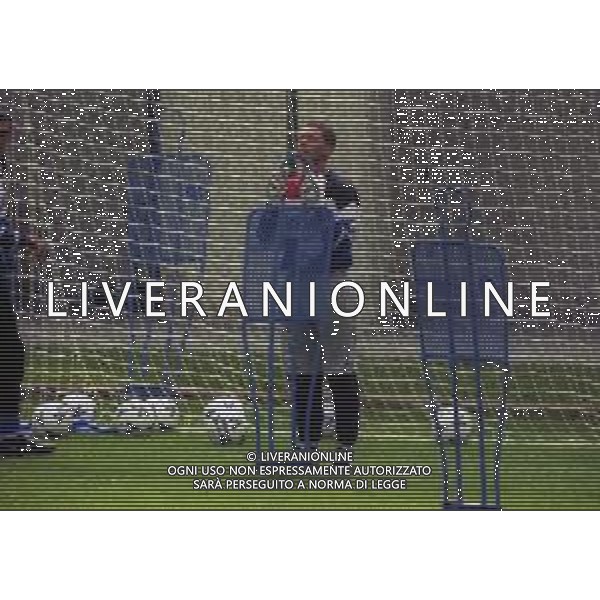 1998-1999 ALLENAMENTO SAMPDORIA NELLA FOTO FABRIZIO FERRON AG ALDO LIVERANI SAS