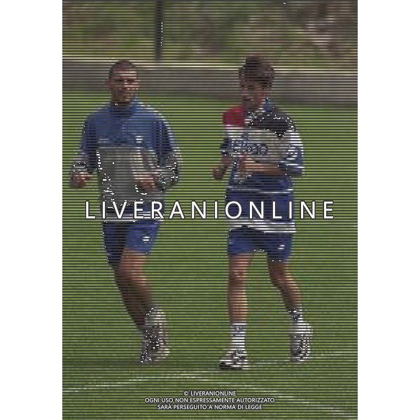 1998-1999 ALLENAMENTO SAMPDORIA NELLA FOTO DAVID BALLERI AG ALDO LIVERANI SAS