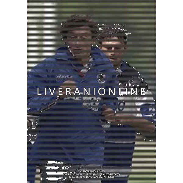 1998-1999 ALLENAMENTO SAMPDORIA NELLA FOTO STEFANO NAVA AG ALDO LIVERANI SAS