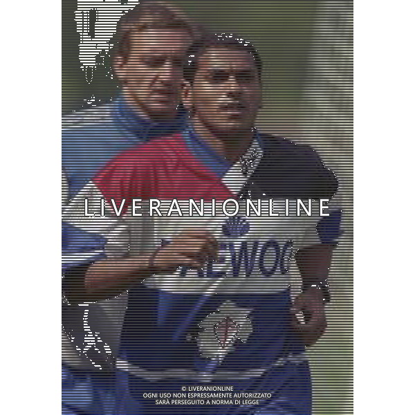 1998-1999 ALLENAMENTO SAMPDORIA NELLA FOTO CATE\' AG ALDO LIVERANI SAS