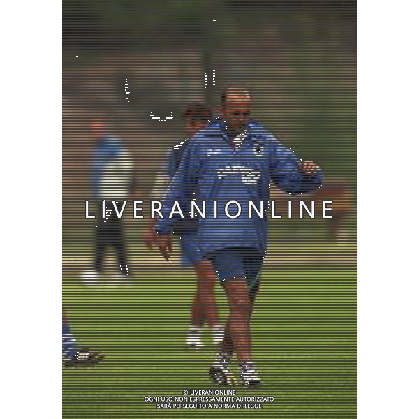 1998-1999 ALLENAMENTO SAMPDORIA NELLA FOTO LUCIANO SPALLETTI ALLENATORE SAMPDORIA CALCIO AG ALDO LIVERANI SAS